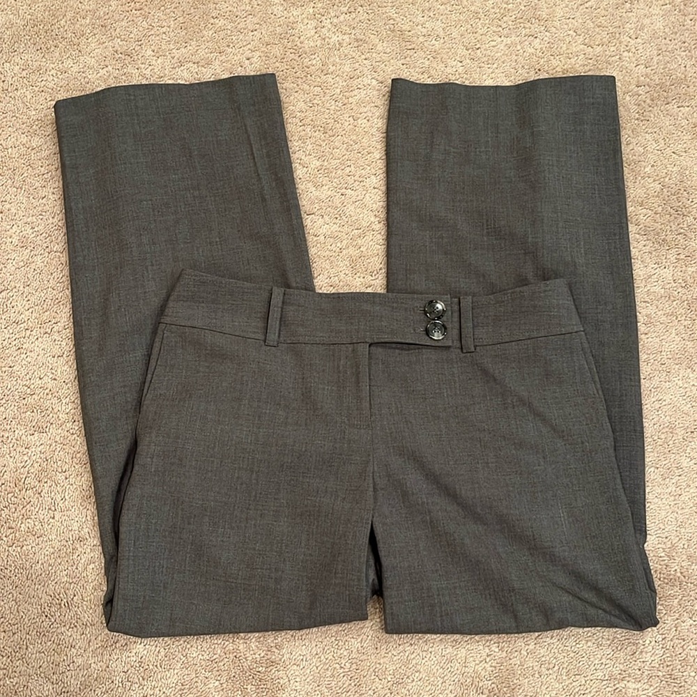 Ann Taylor modern fit grey trousers